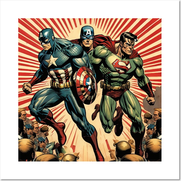 Super America Wall Art by HarlinDesign